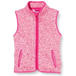 Playshoes Uniseks gebreide fleece vest voor kinderen, roze (pink 18), 80 cm