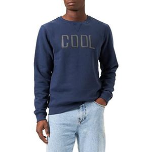 Blend Heren Sweat Pullover Sweatshirt, 194024/Dress Blues, S