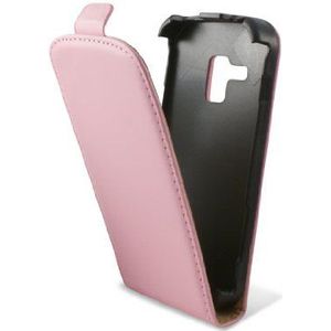 KSIX B8518FU90R Flip Up Case voor Samsung Galaxy Trend S7560 roze