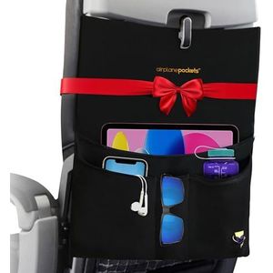 Airplane Pockets Vliegtuig lade tafelkleed met zak organizer | Achter stoel organizer en opslag voor persoonlijke spullen | Reisaccessoires | Schoon en handig vliegtuig reizen essentials voor vliegen,