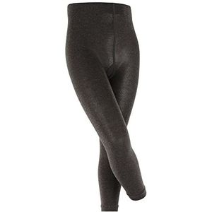 FALKE Uniseks-kind Legging Active Warm K LE Wol Functioneel material eenkleurig 1 Paar, Grijs (Anthracite Melange 3080), 98-104