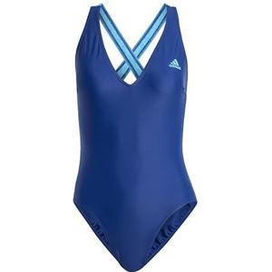 adidas Dames 3 strepen badpak, 96,5 cm