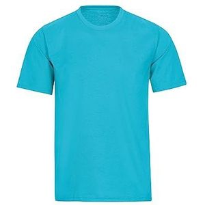 Trigema Dames T-Shirt Deluxe Katoen, blauw (Azur 051), 48