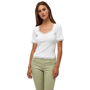 DESIRES Dames Dareen GOTS Lace Trim Top Cami Shirt, wit, XL