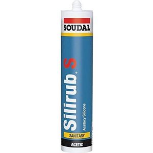 Soudal 101670 Silirub S siliconenkit, azijnzuur, bruin, 310 ml