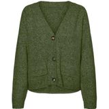 Vero Moda - Boom - Vest - V-hals - Lange Mouwen - Knoopsluiting