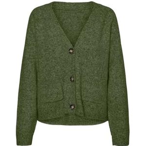 Vero Moda - Boom - Vest - V-hals - Lange Mouwen - Knoopsluiting
