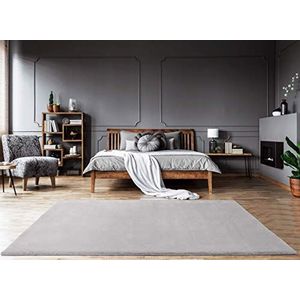 Mia´s Teppiche""Bella"" woonkamer tapijt, hoogpolig 160x230 cm, grijs