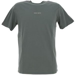 Teddy Smith Heren T-shirt Soy 2 MC Vintage Kaki Maat L, Vintage kaki, L