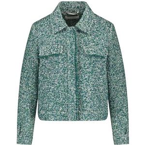 Gerry Weber Damesblazer, Dust Teal patroon, 38