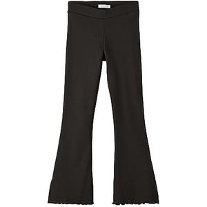 NAME IT Nkfkomi bootcut broek voor meisjes, zwart, 152 cm