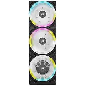 Corsair CX-9040005-WW,Hydro X Series XD7 RGB Pomp/Reservoir combo - Zwart (360 mm Distributieplaatsysteem, D5 PWM pomp, 140 ml reservoir, 36 individueel adresseerbare leds, temp. Sensor)