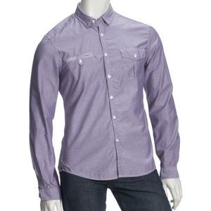 ESPRIT shirt two tone structure I30939 heren overhemden/vrije tijd
