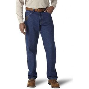 Wrangler Riggs Workwear Men's Ripstop Carpenter Jean, Antiek indigo, 42W x 32L