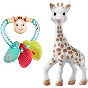 Sophie la girafe Rammelaar en bijtring speelgoed cadeauset voor baby's