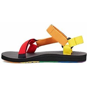 Teva Universele Pride sandalen voor dames, Regenboog meerkleurig, 40 EU
