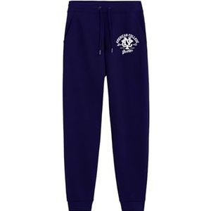 AMERICAN COLLEGE USA Joggingbroek Chino Sport Warme Kleding Unisex Mannen en Vrouwen Casual Model ACJOGW6 Navy L, Blauw, L