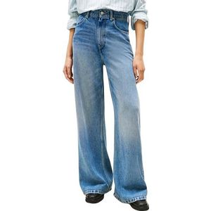 TOMMY HILFIGER - Jeans - Lichtblauw - Wide Leg - High Waist