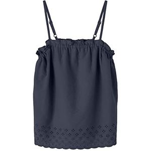 NAME IT Girl's NKFFIONA Short Strap NOOS Top, Dark Sapphire, 122/128, Dark Sapphire, 122/128 cm