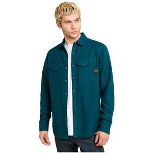 Dakota Slim Shirt met lange mouwen, blauw (Nitro Gd D25223-d454-d150), S