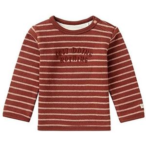 Noppies Unisex Baby U Sweater Ls Hobhouse STR Sweatshirt, Mahoganey - P223, 62 cm