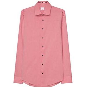 Seidensticker Zakelijk Hemd overhemd voor heren, Rood, 28