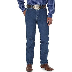 Wrangler Men's George Strait Cowboy Cut Slim Fit Jean, Dark Stone, 40x32