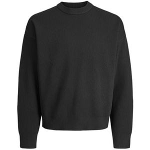 JACK & JONES Jcounion Knit Crew Neck Sn, zwart, XL