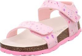 FUSSBETTPANTOFFEL - Sandalen - Imitatieleer - Anatomisch Voetbed - Velcro Sluiting