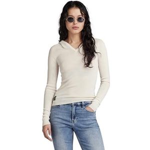 G-STAR RAW HDD Slim Knit Wmn Sweater voor dames, Beige (Eggnog D23928-b692-g076), L