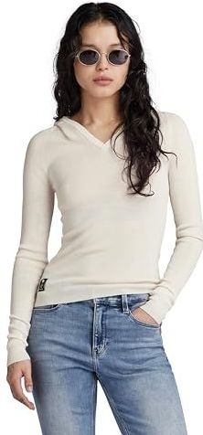 G-STAR RAW HDD Slim Knit Wmn Sweater voor dames, Beige (Eggnog D23928-b692-g076), L
