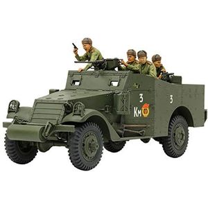 TAMIYA 35363-1:35 US M3A1 Scout car/spaaiwagen, modelbouw, plastic bouwpakket, hobby, knutselen, lijmen, modelbouwset, model, montage