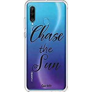 P30 Lite telefoonetui, dunne TPU hoes. Schokdempende en krasbestendige cover voor Huawei P30 Lite - Chase The Sun - Casetastic