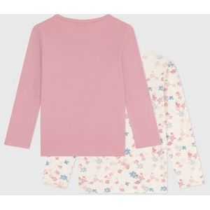 Petit Bateau Katoenen T-shirt voor kinderen, lange mouwen, bloemenprint, Variant 1:, 10 Jaar