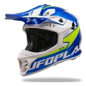 Ufo - Intrepid - Offroadhelm - Blauw/Geel