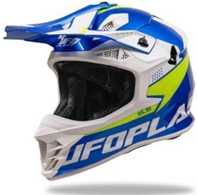 Ufo - Intrepid - Offroadhelm - Blauw/Geel