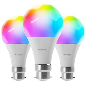 Nanoleaf - Essentials - LED-lampen - RGBW - 3 stuks - B22 - Intelligente Draadloze Lampen