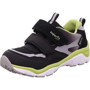 Superfit Sport5 Gore-tex Sneakers voor jongens, Zwart lichtgroen 0000, 30 EU Breed