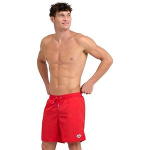 ARENA Men's Icons Solid Boxershorts Swim Trunks, Rood, S, Red, S