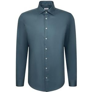 Seidensticker - 643510 - Chemise - Groen - Slim Fit - Manches Longues