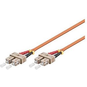 Goobay 96165 LWL kabel, multimode (OM2) oranje