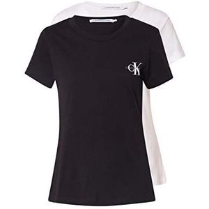 Calvin Klein Jeans T-shirt voor dames, Meerkleurig, XS