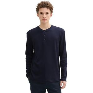 TOM TAILOR Denim Heren T-shirt, 10668 - Sky Captain Blue, L