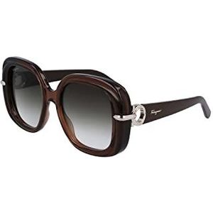 FERRAGAMO SF968S bril, zwart, 55 voor dames, Black, 55