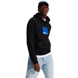 KARL LAGERFELD Klj Regular Logo Hoodie Sweatshirt met capuchon voor heren, zwart, S