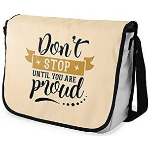 Bonamaison Digitaal bedrukte boodschapper schooltas voor studenten, cross-body tas, koerierstas, schoudertas voor kinderen, meisjes, jongens, maat: 29x36 cm