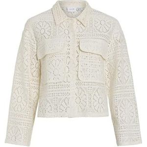 Vila Dames Vimerinda Crochet L/S Cardigan/BFS, berk, M