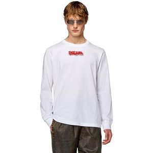 Diesel Just K2 T-shirt Met Lange Mouwen Wit L Man