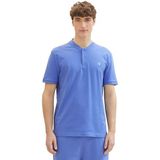 TOM TAILOR Denim Poloshirt voor heren, 30104 - Blueberry Blue, XL