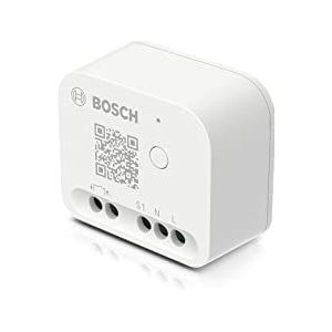Bosch Smart Home-relaisschakelaar, voor de digitale bediening van elektronische apparaten en verlichting, compatibel met Amazon Alexa, Google Assistant en Apple HomeKit